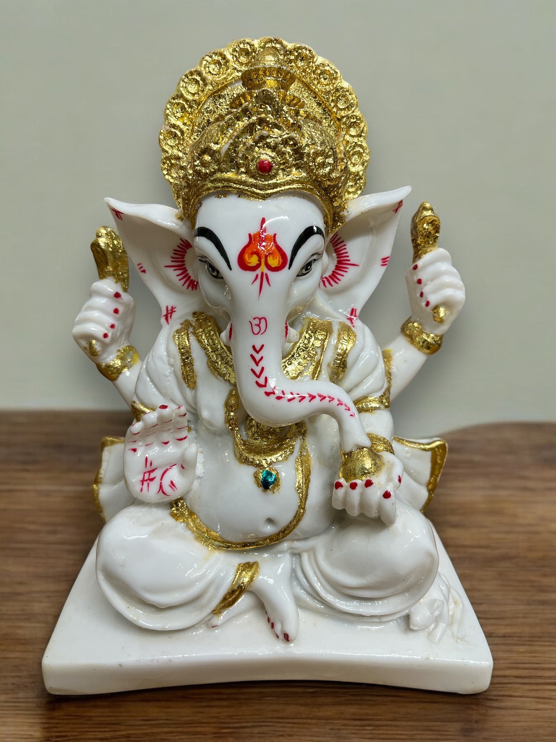 Divine Lord Ganesha Marble Idol