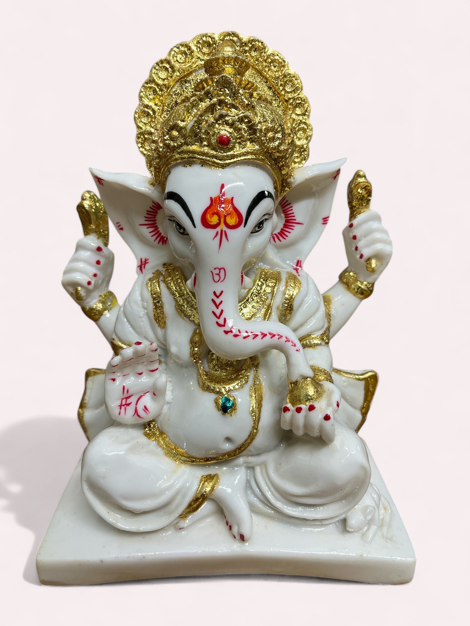 Divine Lord Ganesha Marble Idol