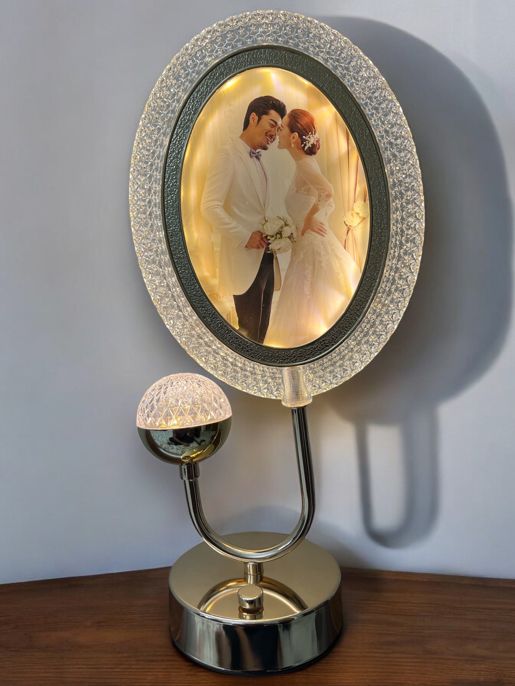 Elegant Personalized Photo Frame Lamp with Touch Control