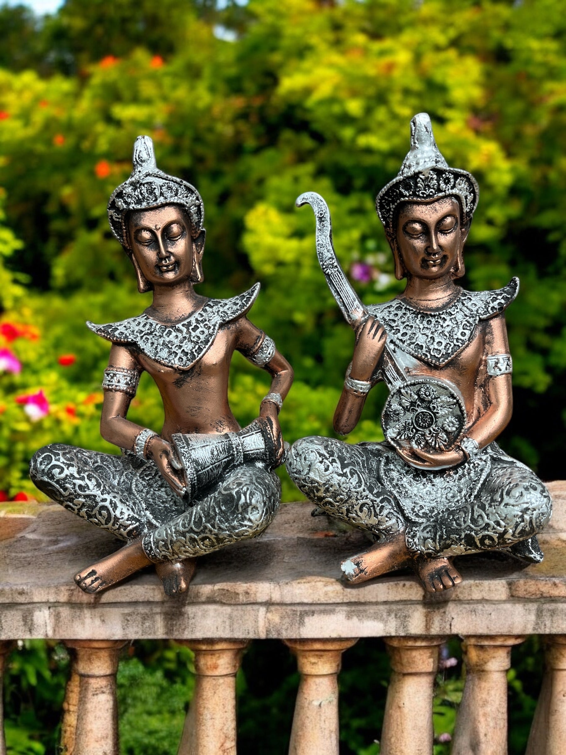 Thai Cultural Musician Figurines